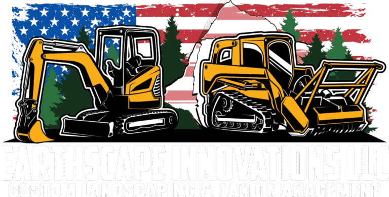 White Version Logo of Earthscape Innovations.